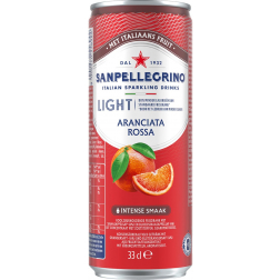 San Pellegrino limonade Aranciata Rossa light, sleek blik van 33 cl, pak van 6 stuks