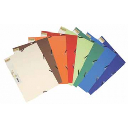 Exacompta elastomap Forever geassorteerde kleuren: zand, ivoor, blauw, donkerblauw, groen, lichtgroen...