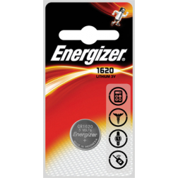 Energizer knoopcel CR1620, op blister