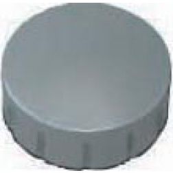 MAUL magneet Solid, 15 mm, trekkracht 150 gr, doos van 10 stuks, grijs
