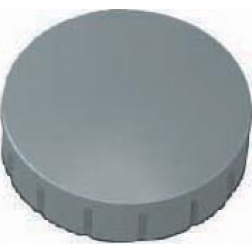 MAUL magneet Solid, 24 mm, trekkracht 600 gr, doos van 10 stuks, grijs