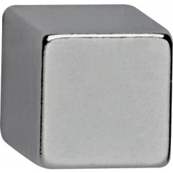 MAUL neodymium kubusmagneet 10x10x10mm 3.8kg blister 4, voor glas- en whitebord