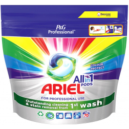 Ariel Professional Formula All-in-1 Colour Protect wascapsules, pak van 70 stuks