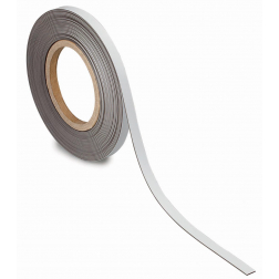 MAUL magnetisch etiketband beschrijf- en wisbaar, 10mtx10mm, wit