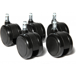 Topstar wielen voor tapijt, diameter 65 mm, pak van 5 stuks