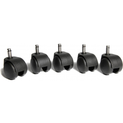 Topstar wielen voor tapijt, diameter 50 mm, pak van 5 stuks
