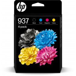 HP inktcartridge 937, 800 - 1.250 pagina's, OEM 6C400NE, 4 kleuren