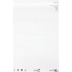 Legamaster flipchartpapier Sketch ECO, ft 98 x 65 cm, geruit, 50 vel, pak van 2 stuks