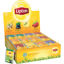 Lipton Variety Pack, 12 smaken, display van 180 zakjes