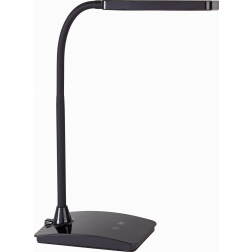 MAULpearly bureaulamp, LED, op voet, color vario, dimbaar, zwart
