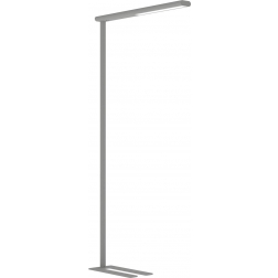 MAULjet vloerlamp, LED, zilver