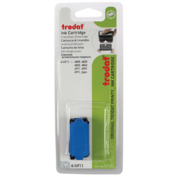 Trodat vervangkussen blauw, voor stempel 4911/4820/4822/4846, blister met 2 stuks