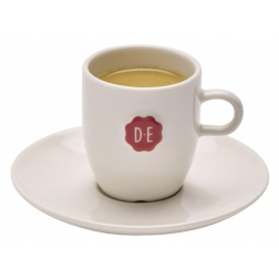 Kopje Douwe Egberts espresso 70ml wit