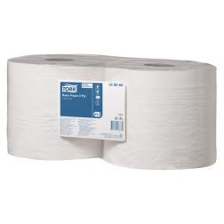 Poetspapier Tork Basic Combi rol W1/2 multifunctioneel 340m wit 129262