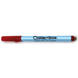 Correctbook uitwisbare pen, schrijfbreedte: 0,6mm, rood