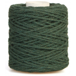 Bouhon macramétouw 50 g, ca. 65 m, dikte: 1 mm, donkergroen