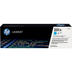 HP toner 201X, 2 300 pagina's, OEM CF401X, cyaan