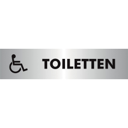 Stewart Superior zelfklevend pictogram toiletten voor andersvaliden