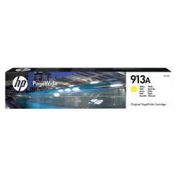 HP inktcartridge 913A, 3.000 pagina's, OEM F6T79AE, PageWide, geel