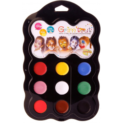 Grim'tout schminkpalet Carnaval, 9 kleuren