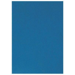 Q-CONNECT dekblad A4 leder 250 grams 100 stuks blauw