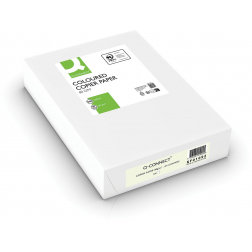 Q-CONNECT gekleurd kopieerpapier, A4, 80g, pak van 500 vel, gems