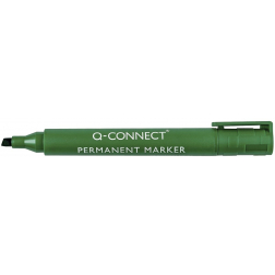 Q-CONNECT permanent marker, 2-5 mm, schuine punt, groen