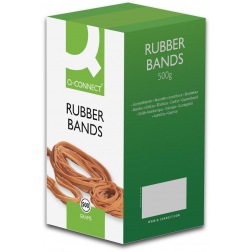 Q-CONNECT elastieken, breedte 3 mm, lengte 100 mm, nr 34, doos van 500 g