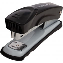 Q-CONNECT nietmachine, metaal, half strip, 25 blad, zwart