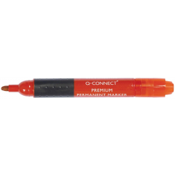 Q-CONNECT premium permanent marker, 3 mm, ronde punt, rood