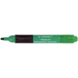 Q-CONNECT Premium permanent marker, 3 mm, ronde punt, groen