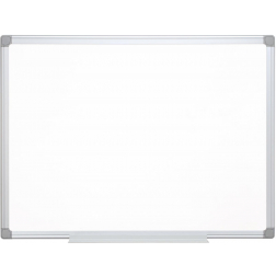 Q-CONNECT whiteboard, met aluminium frame, melamine, 1zijde wit, 1 zijde geruit, 90 x 60 cm