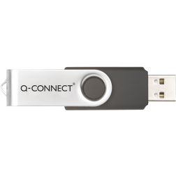 Q-CONNECT USB stick 2.0, zwart, 16 GB