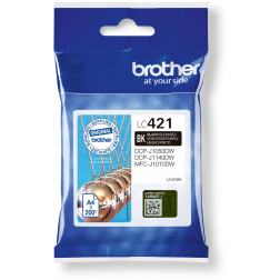 Brother inktcartridge, 200 pagina's, OEM LC-421BK, zwart