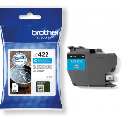 Brother inktcartridge, 550 pagina's, OEM LC-422C, cyaan