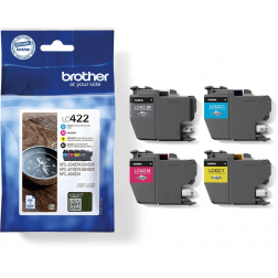 Brother inktcartridge, 550 pagina's, OEM LC-422VAL, 4 kleuren