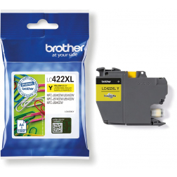 Brother inktcartridge, 1.500 pagina's, OEM LC-422XLY, geel