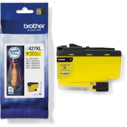 Brother inktcartridge, 5.000 pagina's, OEM LC-427XLY, geel