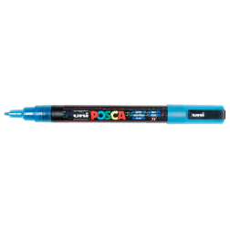 Uni POSCA paintmarker PC-3ML, 1,5 mm, glitter, donkerblauw