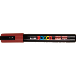 Uni POSCA paintmarker PC-5M, 1,8 - 2,5 mm, robijnrood