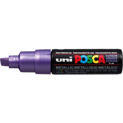 Uni POSCA paintmarker PC-8K, 8 mm, paars metaal