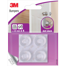 3M Bumpers, Anti shock, 22 mm, blister van 4 stuks