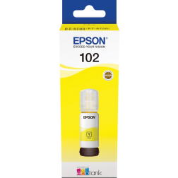 Epson inktfles 102, 6.000 pagina's, OEM C13T03R440, geel