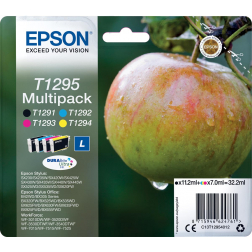 Epson inktcartridge T1295, 425 pagina's, OEM C13T12954012, 4 kleuren