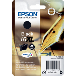 Epson inktcartridge 16XL, 500 pagina's, OEM C13T16314012, zwart