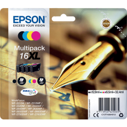 Epson inktcartridge 16XL, 450-500 pagina's, OEM C13T16364012, 4 kleuren