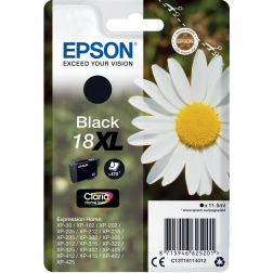 Epson inktcartridge 18XL, 470 pagina's, OEM C13T18114012, zwart