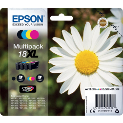 Epson inktcartridge 18XL, 450 pagina's, OEM C13T18164012, 4 kleuren
