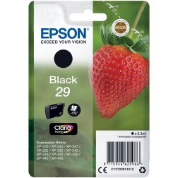 Epson inktcartridge 29, 175 pagina's, OEM C13T29814012, zwart