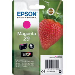 Epson inktcartridge 29, 180 pagina's, OEM C13T29834012, magenta